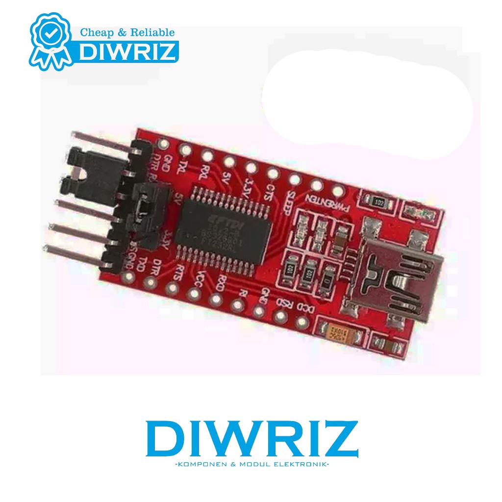 FT232RL FTDI โมดูล USB เป็น Serial TTL 3.3V 5V