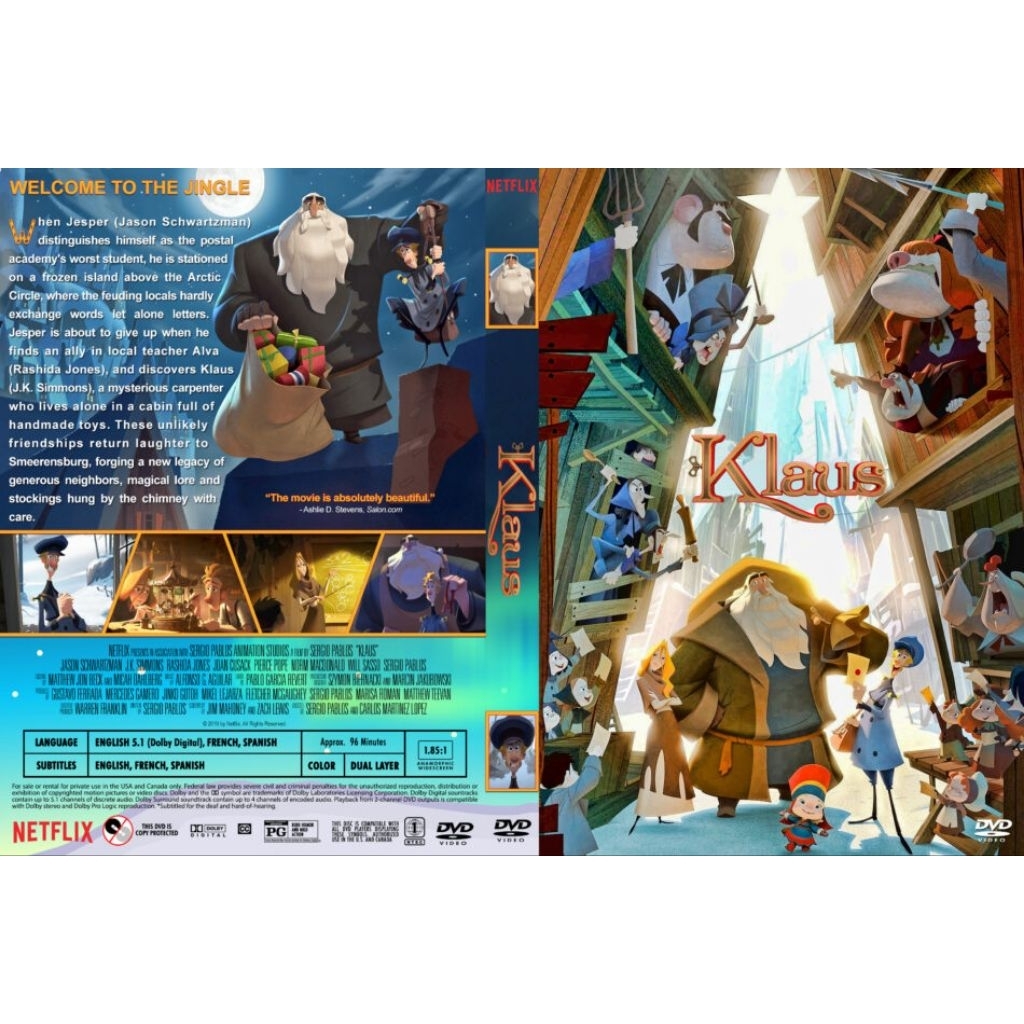 KLAUS LATEST ANIMATED CARTOON CHILDRENS DVD CASSETTE