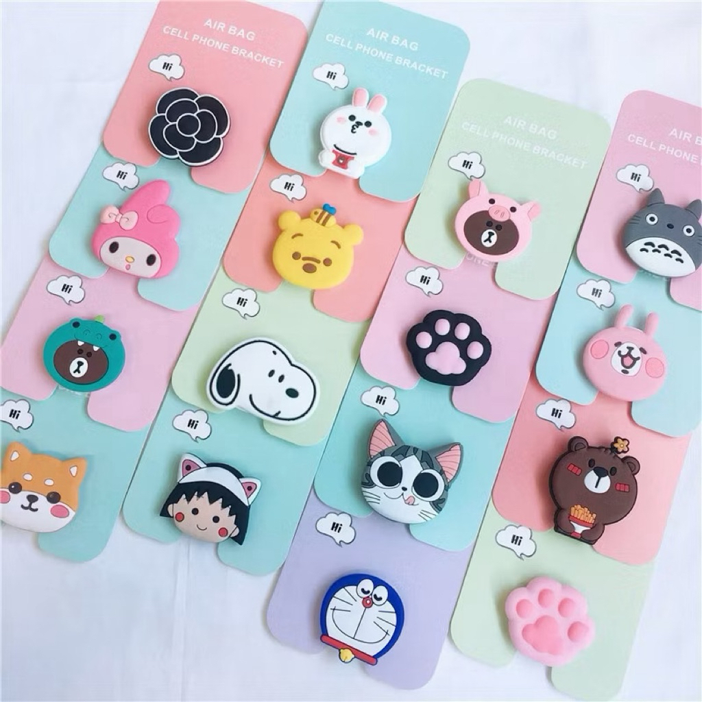 Pop Socket HP 3D ตัวการ์ตูน / Pop Socket 3D / Pop Socket HP Accessories