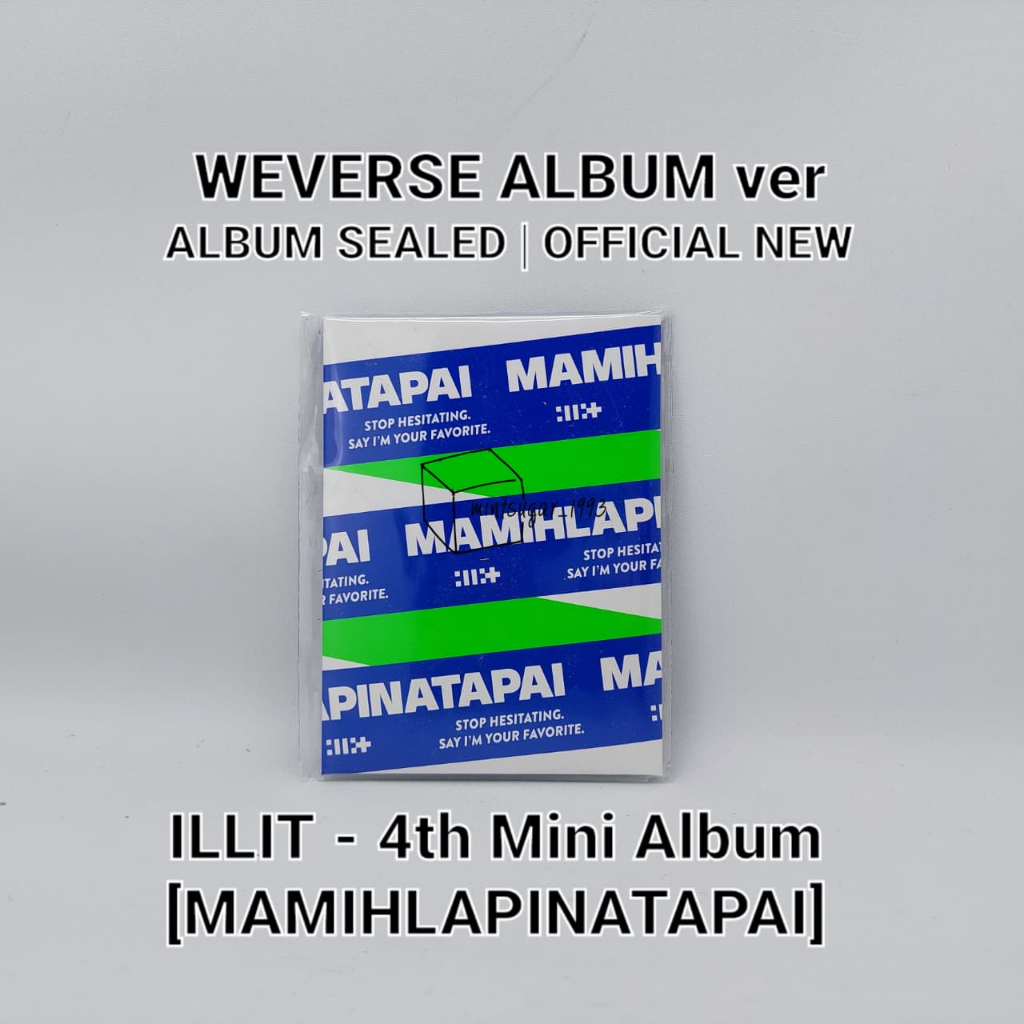 [ OFFICIAL READY SEALED ] ILLIT - 4th Mini Album [ MAMIHLAPINATAPAI ] ( Weverse Album ver) Kpop Albu