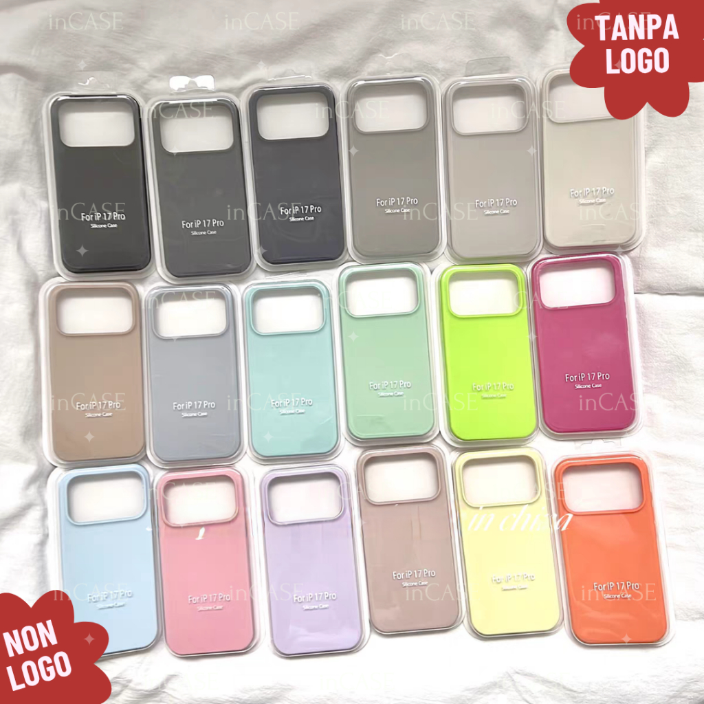 Anti-Stain Case NON Logo สําหรับ iP 17 Pro Max 17 Pro 15 13