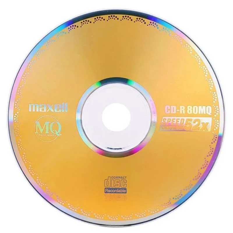 MAXELL CD-R 80 MQ 700MB 52x Original Taiwan Blank CD Cassette Per PCS