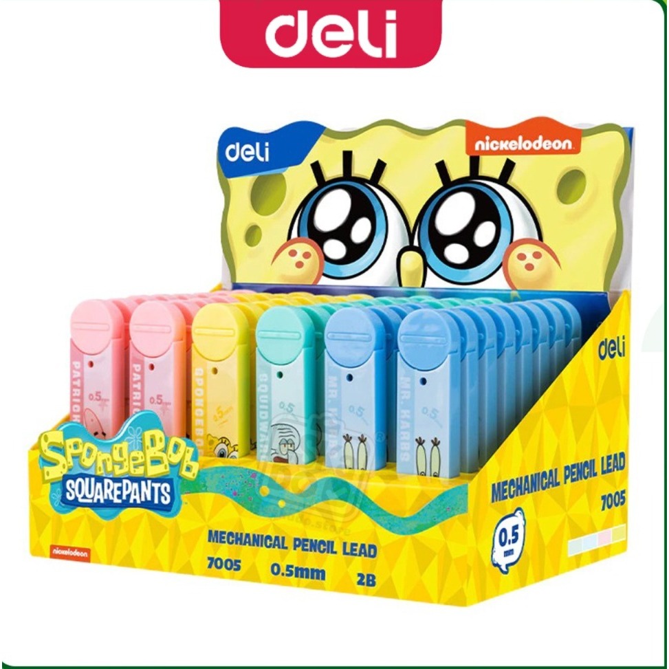 MECHANICAL PENCIL LEAD 0.5MM / CHILDRENS MECHANICAL PENCIL FILLING / SPONGEBOB PENCIL FILLING 7005 2