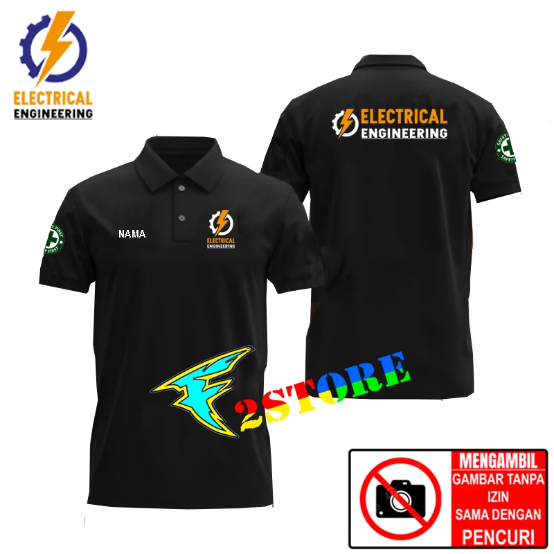KEMEJA เสื้อโปโลคอปก รุ่น ELECTRICAL ENGINEERING FREE NAME - Tactical Outdoor Shirt - Work Uniform E