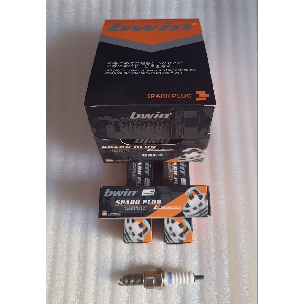 BWIN VCPR9E-9 (CPR9EA-9) หัวเทียนรถจักรยานยนต์สําหรับ Beat FI Vario 125 150 Scoopy NMAX