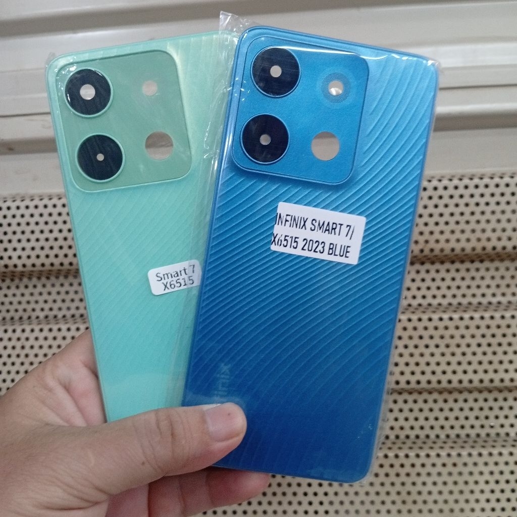 TOMBOL Backdoor Casing และปุ่มที่รองรับสําหรับ Infinix smart 7 X6515