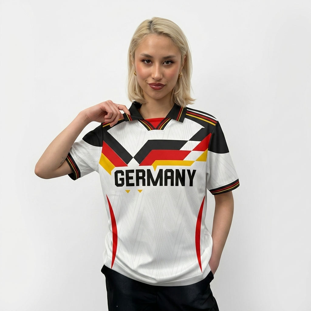 Rabona แฟนตาซีวินเทจ GERMANY 2026 WORLD CUP/ 3D PET LOGO/ แฟนตาซี/เสื้อย้อนยุค/เสื้อวินเทจ/เสื้อคลับ