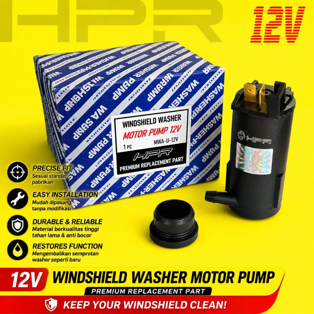 HPR มอเตอร์เครื่องซักผ้าปั๊ม Wiper ด้านหน้า - Land Cruiser Series 60 70 เบนซินดีเซล - Prado 70 90 BJ