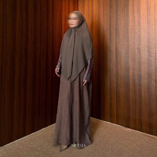 Mutma- RAHYANA ABAYA BATWING- Abaya Bordir- Bunga- Pakaian Muslim Wanita