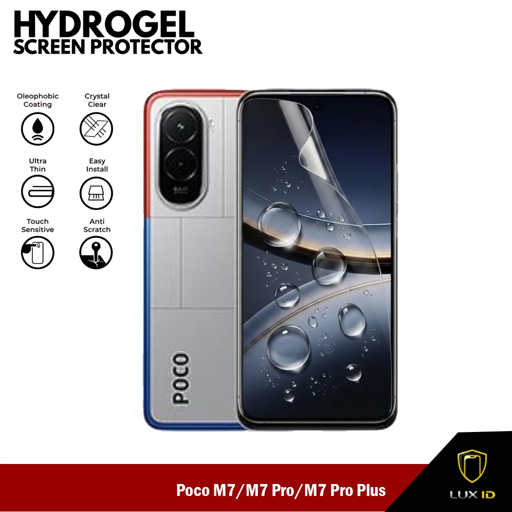 Anti-Scratch Hydrogel - ฟิล์มไฮโดรเจลป้องกันหน้าจอ - Poco M7 / M7 Pro / M7 Pro Plus