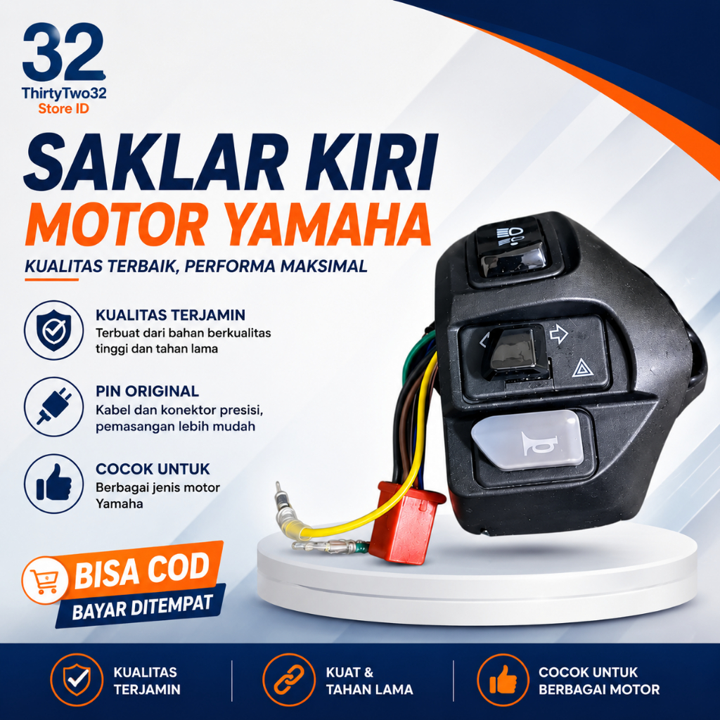 TOMBOL LEFT SWITCH MIO XEON MIO M3 SOUL GT MIO SOUL JUPITER MX SOUL GT 125 MIO J PLUS HAZARD + 3-POI