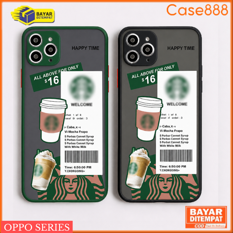 เคส iOppo A16 A16S A54 4G Case Softcase Coffee Silikone Premium