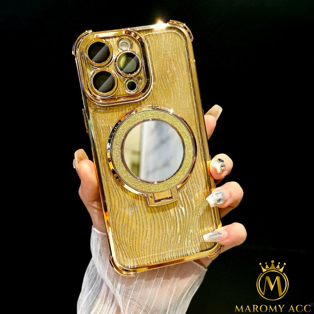 CASE SAMSUNG GLITTER DIAMOND A05 A05S A06 A07 A14 A15 A16 A17 LTE A36 A37 A56 A57 AESTHETIC STAND MI