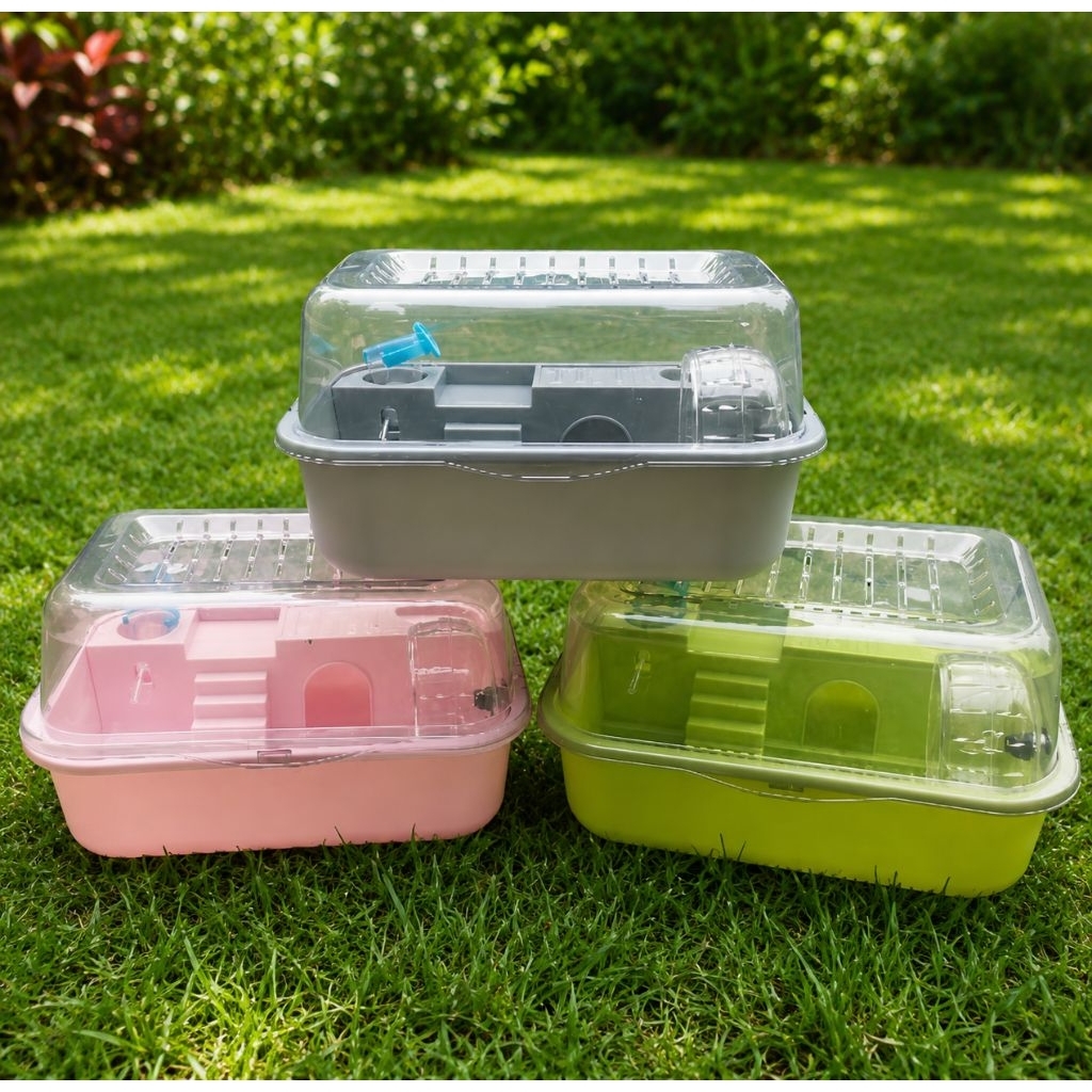 [ONDINE PETSHOP] TRANSPARKENT HAMSTER CAGE F18/F22