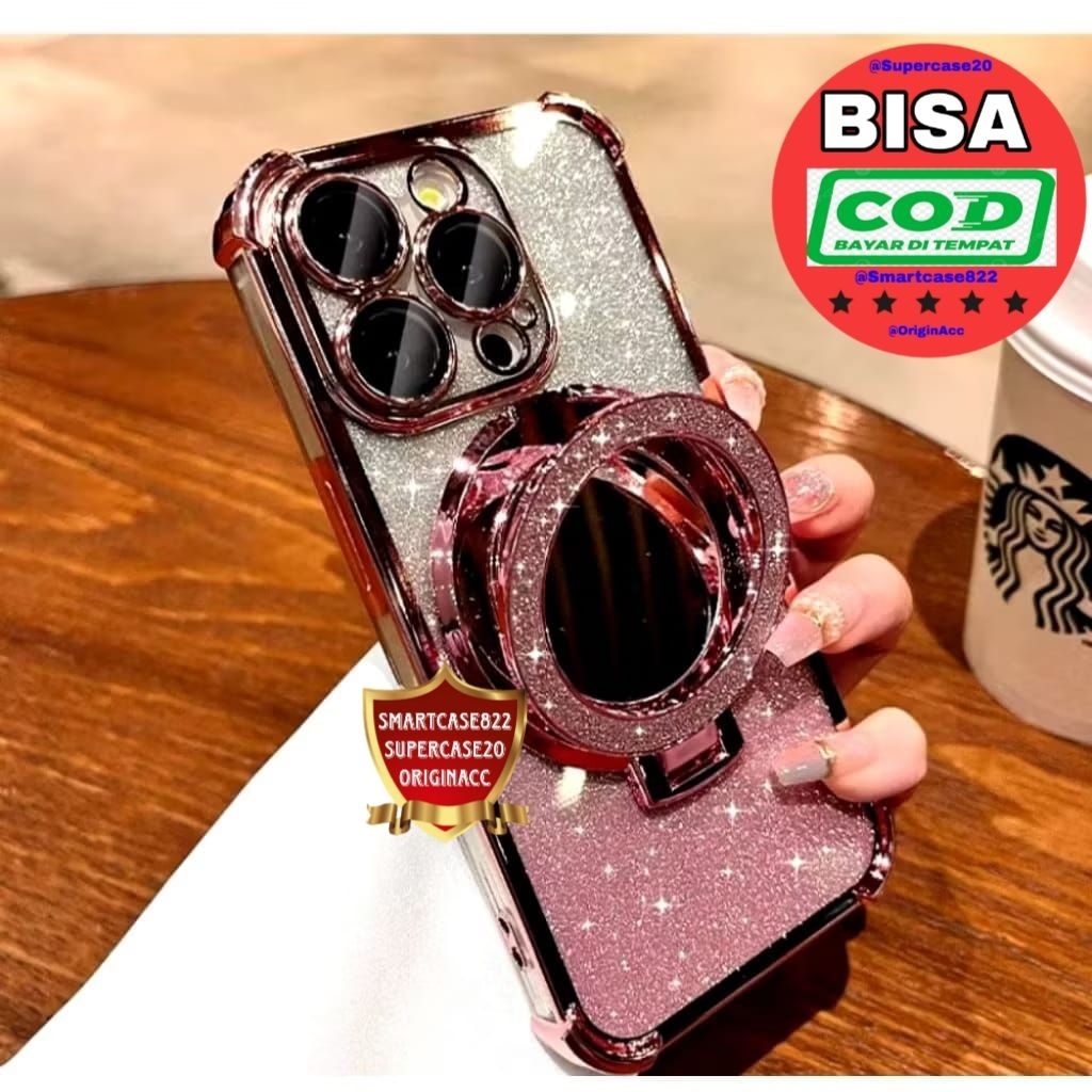 HP VIVO Y31D Y35 4G Y91 Y93 Y95 IQ00Z10 IQ00Z9X IQ00Z9 กรณีกระจกแวววาวอุปกรณ์เสริมโทรศัพท์