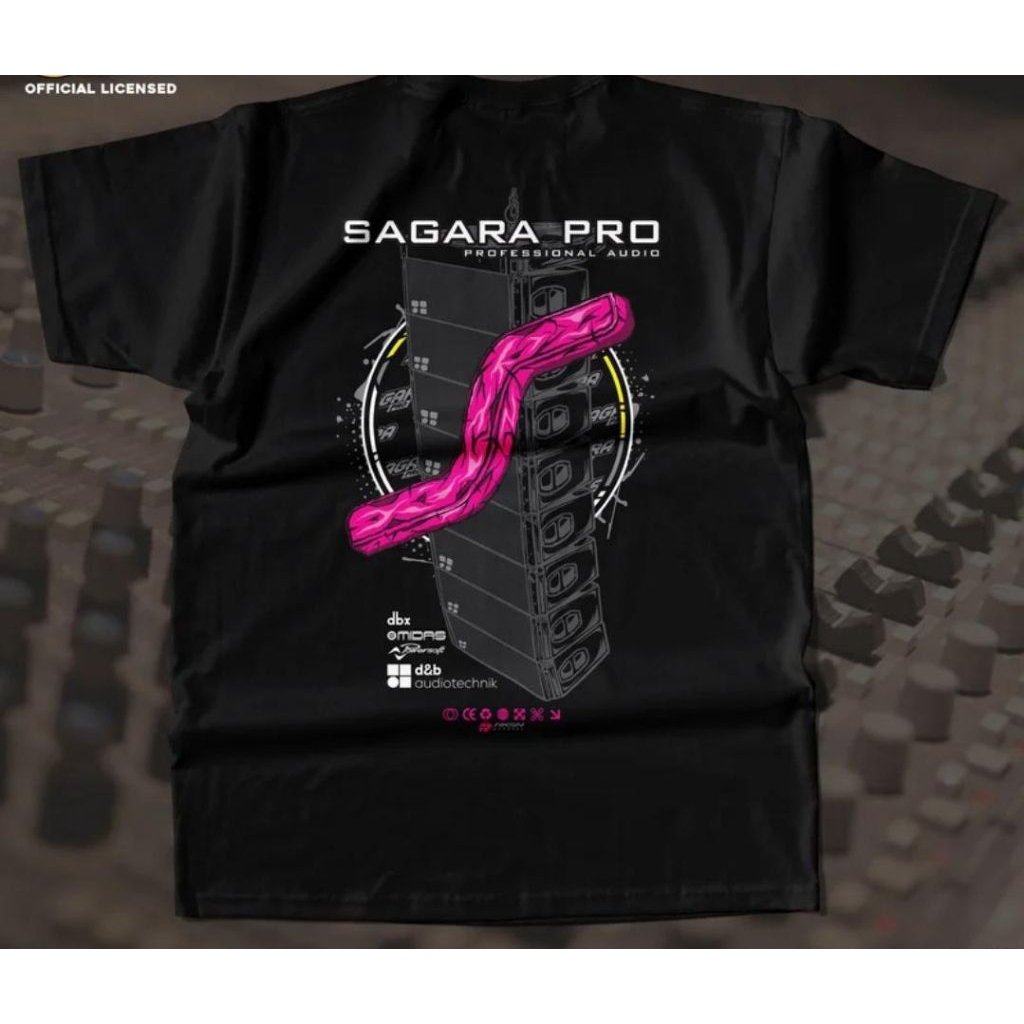 เสื้อยืด Sagara Pro Sound System / Sagara Pro Audio Sound System เสื้อ Distro / Sagara Pro Sound Sys