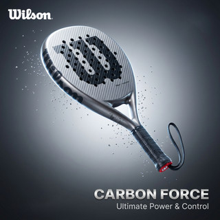 Wilson CARBON FORCE Padel Rackets Padel Bags Kepala Besar Fiberglass 365g - WR134511U