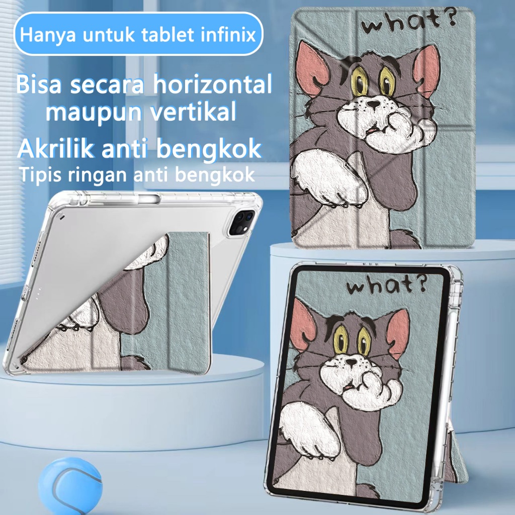 เคส Y-Fold อะคริลิคโมเดิร์นสําหรับ infinix XPAD 11", XPAD20 11", XPAD30E 11", XPAD20 Pro12", Megapad