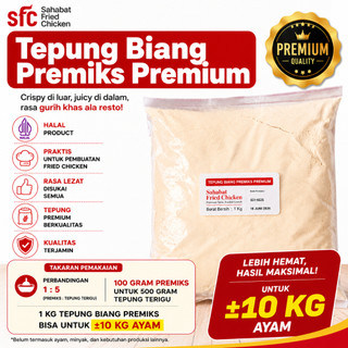 Bumbu Tepung Biang Premiks Premium Fried Chicken 1 Kg Rasa Bintang 5
