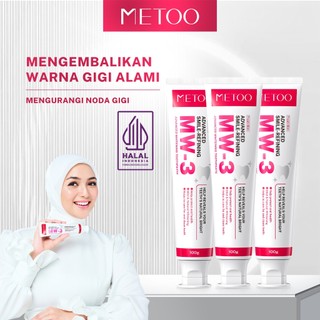 [BPOM] METOO PASTA GIGI MW3- BPOM- 100g*1/2/3 - pemutih gigi / Bebas Sensitif / Bebas Karang Gigi / Pasta Gigi Probiotik / Membersihkan Noda Gigi / Karang Gigi / Gusi Sensitif