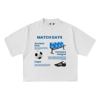 Thenational Boxy T-shirt Heavyweight 16s Match Days Putih