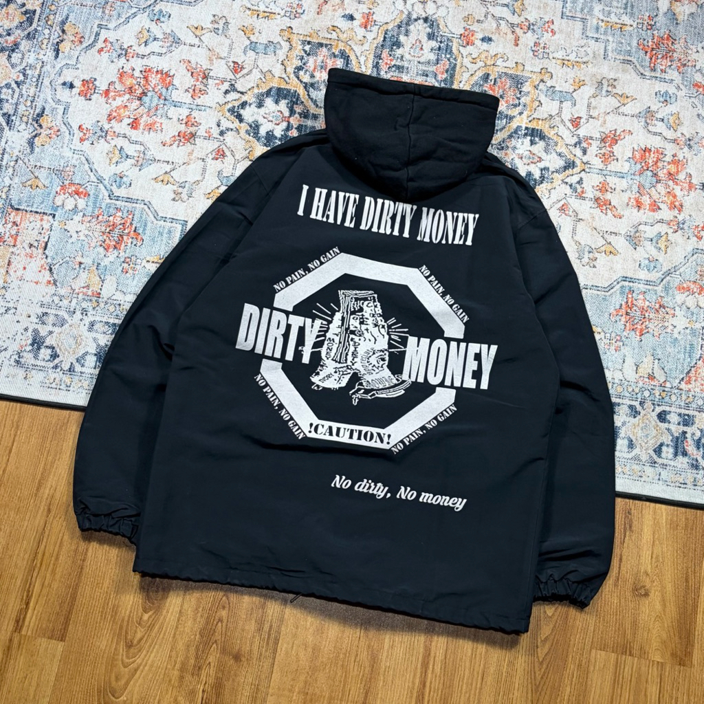 ATTENTION DIRTY MONEY เสื้อแจ็คเก็ต COACH