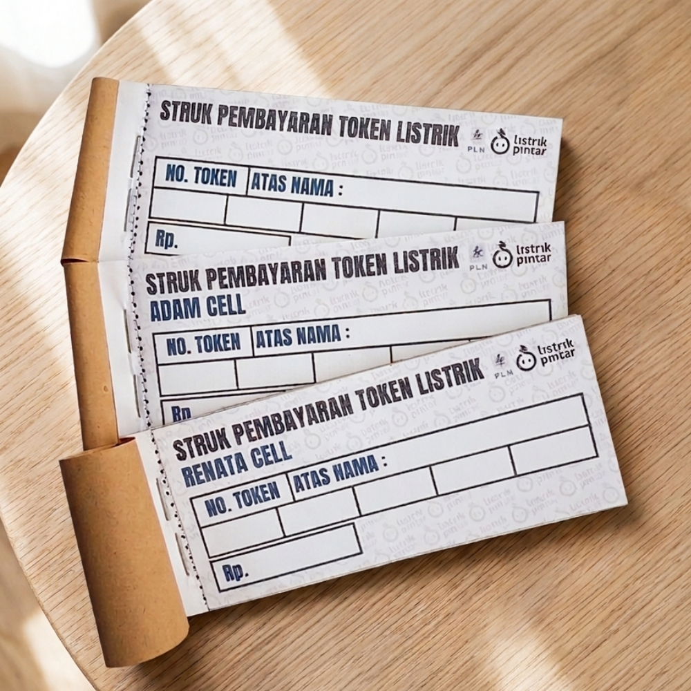 ELECTRICITY TOKEN PURCHASE RECEIPT TOKEN RECEIPT TOKEN RECEIPT สามารถใช้ SHOP NAME