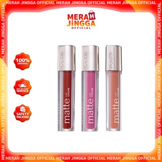 Wardah Exclusive Matte Lip Cream Original | Merah Jingga Official