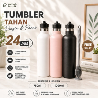 Fausta Termos American style SUS 304 food grade anti gores 750ml - 10000ml awet panas dan dingin FREE SIKAT