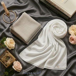 Hijab Segi Empat Paris Jadul ORI Varisha - Bahan Lembut, Mudah Diatur