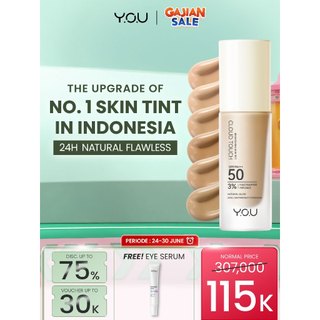 [UPGRADE] YOU Cloud Touch 3% Niacinamide Brightening Skin Tint For ALL Skin Sensitive Skin Perfect Coverage Liquid Foundation Serum Tint 24h Matte Oil Control SPF 50 No Oxidation
