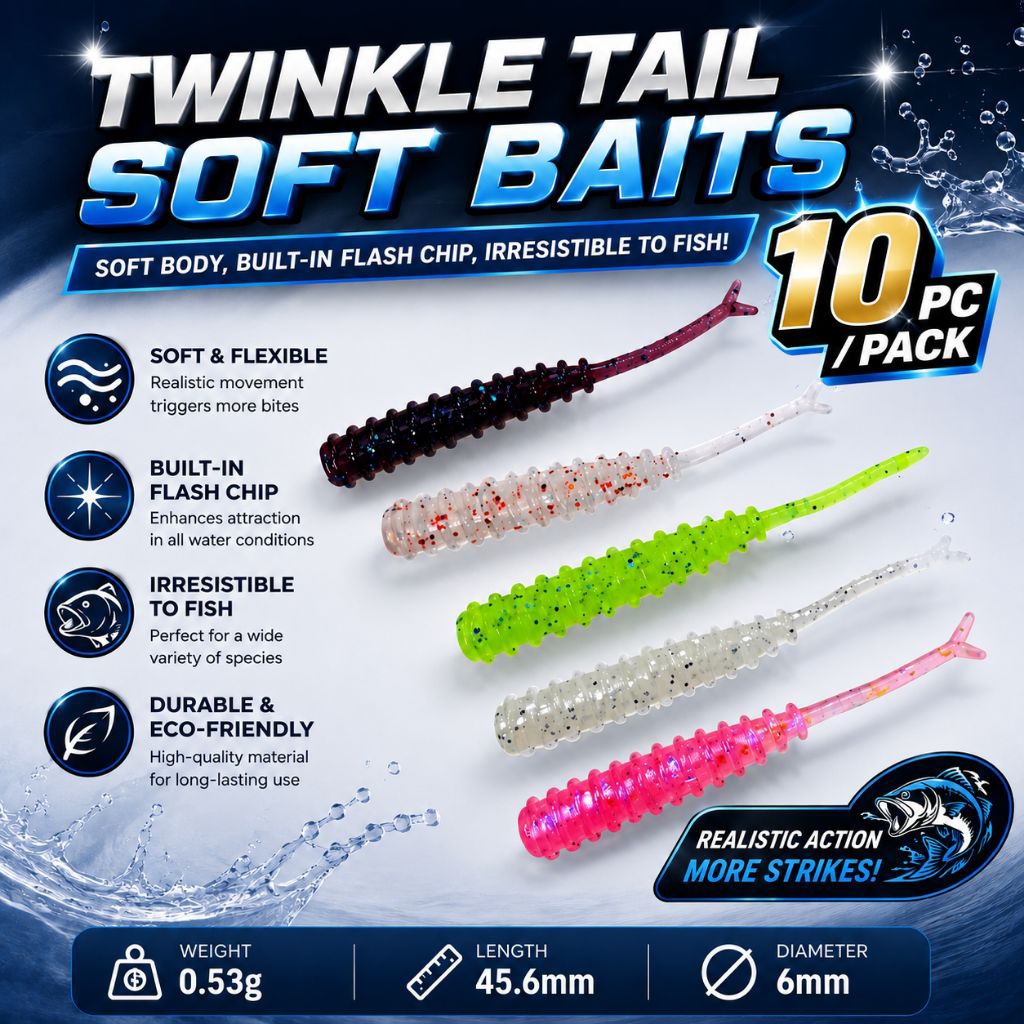 SOFTLURE AJING TWINKLE TAIL SOFTBAIT 45.6MM LURE GT [UMSP35]
