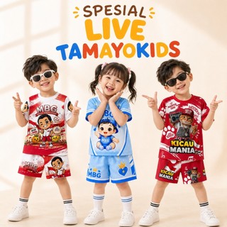 TAMAYOKIDS - SPESIAL LIVE SETELAN ANAK KICAU | SETELAN ANAK VIRAL KEKINIAN KICAU MANIA AGUSTUSAN | BAJU ANAK BAHAN ADEM NYAMAN PRINTING SNI