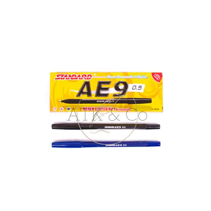 ปากกา Standard AE9 0.5mm - ปากกาเจลกึ่งเจล AE-9 0.5 mm