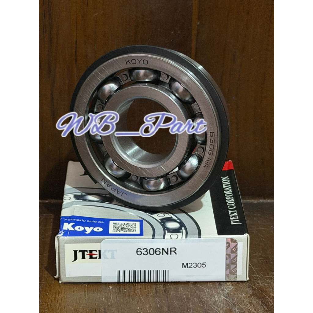 BEARING 6306nr KOYO LAHER 6306 NR KOYO FRONT TRANSMISSION / กล่องเกียร์ MITSUBISHI T120