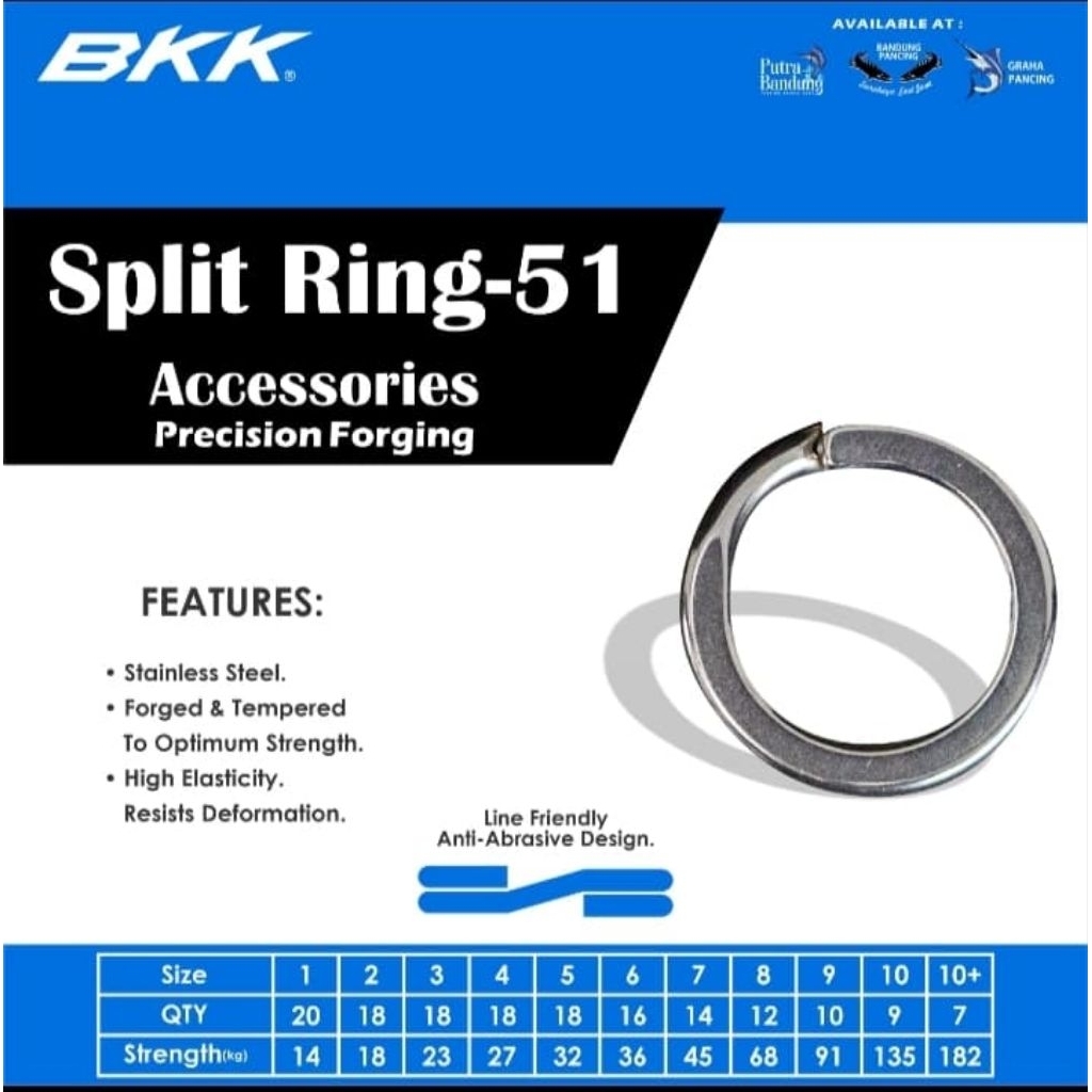 BKK Split Ring -51**