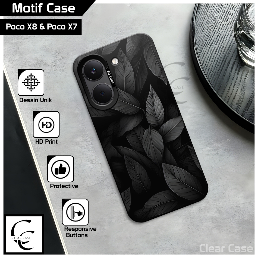 So Cool Softcase Poco X8 Pro & X8 Pro Max 5G | Poco X7 & X7 Pro 5G ล่าสุด IMD Hologram HD พิมพ์เคสโท