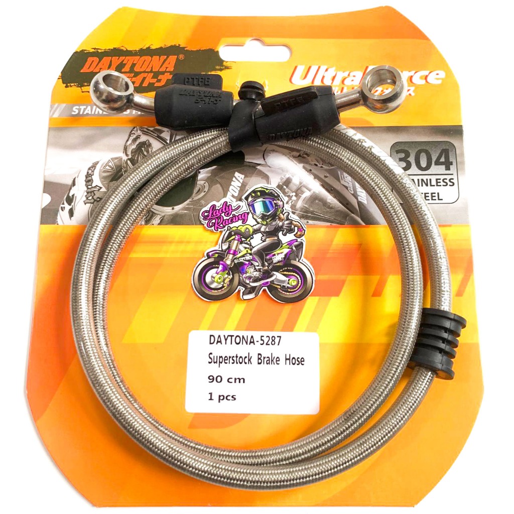 BRAKE HOSE 90 CM SILVER 5287 DAYTONA ORIGINAL