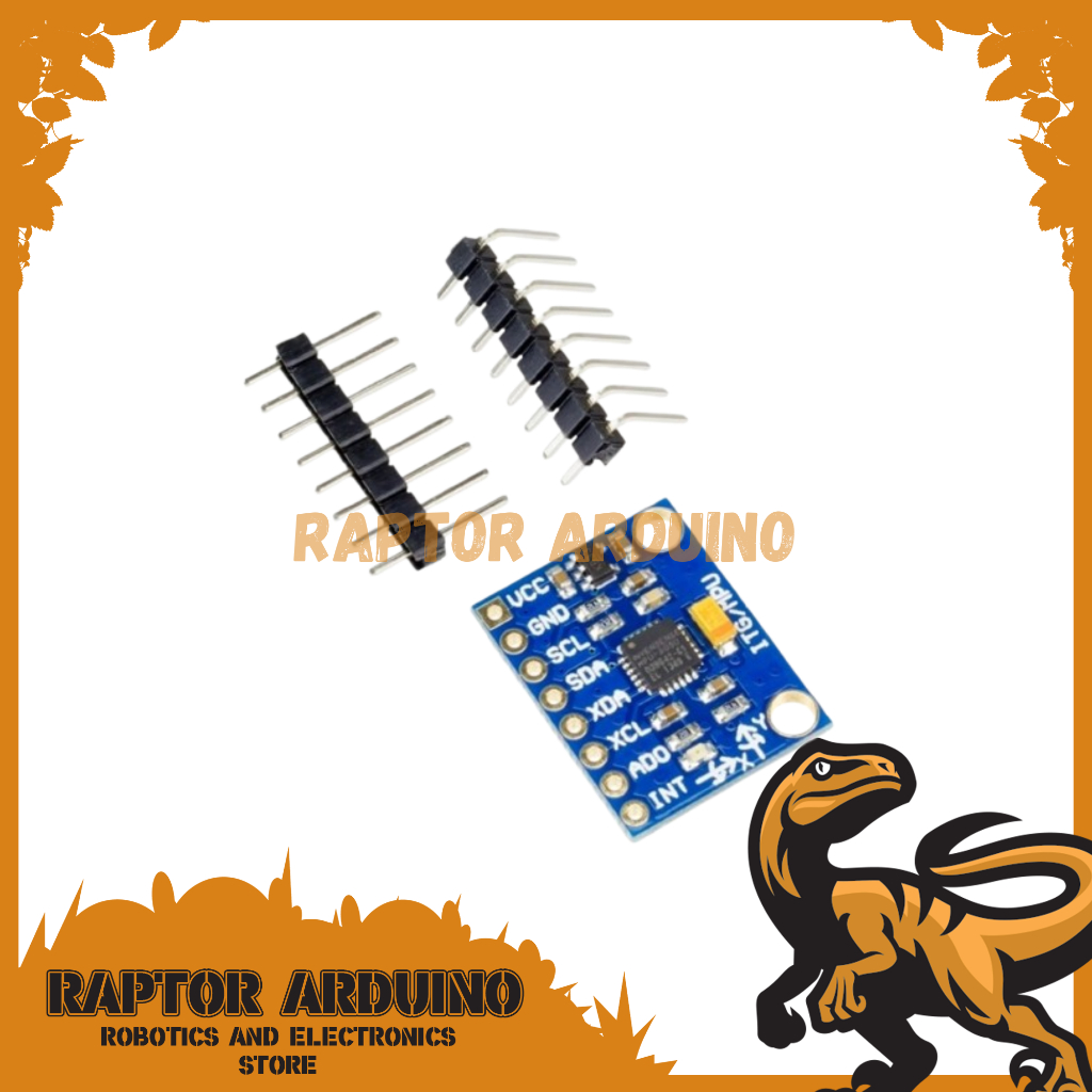 GY-521 MPU-6050 6DOF โมดูล Triaxial Accelerometer gyroscope
