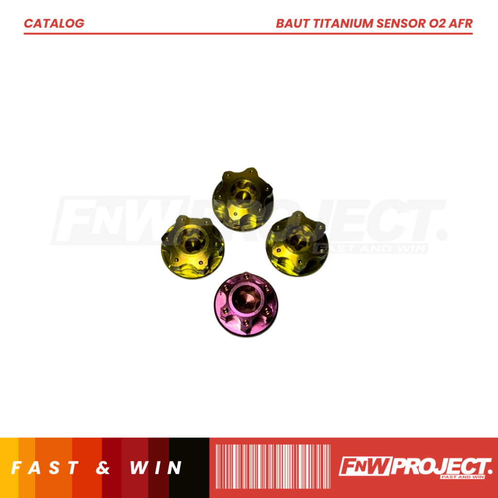 TITANIUM AFR BOLT / O2 HOLE EXHAUST GR5