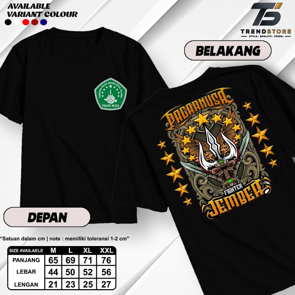 Pagar Nusa JEMBER Distro - เสื้อยืดอินโดนีเซีย Pencak Silat - เสื้อยืด Pagar Nusa ล่าสุด - เสื้อยืด 