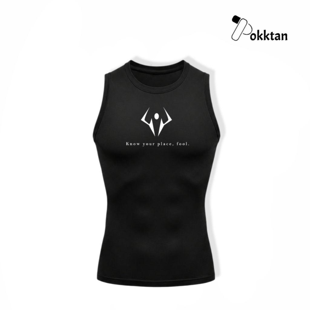 PokkTan เสื้อรัดกล้ามเนื้อแขนกุด Jujutsu Kaisen Sukuna / Jujutsu Kaisen Sukuna เสื้อกีฬารัดกล้ามเนื้