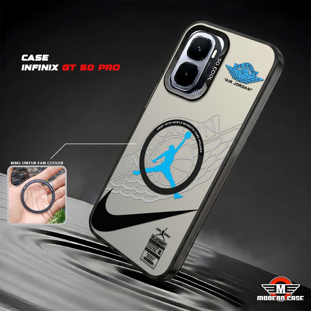 โมเดิร์น - โฮโลแกรมแม่เหล็กปลอกสําหรับ Infinix GT 50 PRO / GT 30 PRO / GT 20 PRO / GT 10 PRO Magneti