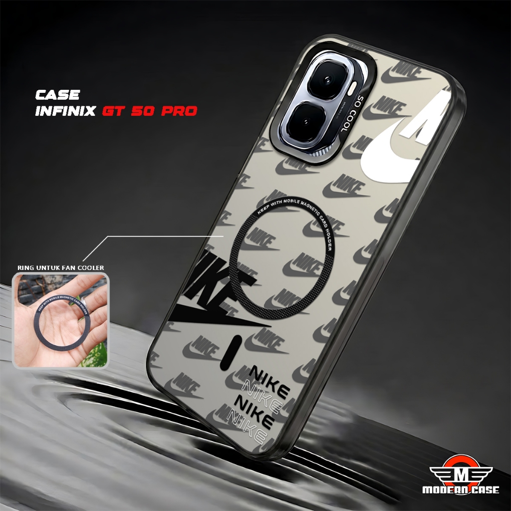 โมเดิร์น - โฮโลแกรมแม่เหล็กปลอกสําหรับ Infinix GT 50 PRO / GT 30 PRO / GT 20 PRO / GT 10 PRO Magneti