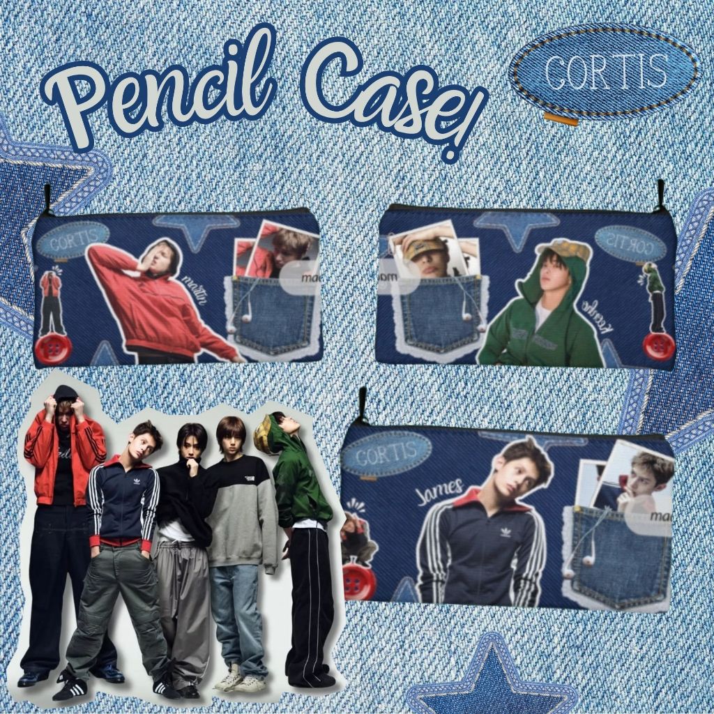 เคส KPOP PENCIL! CORTIS JEANS VERSION PENCIL BOX
