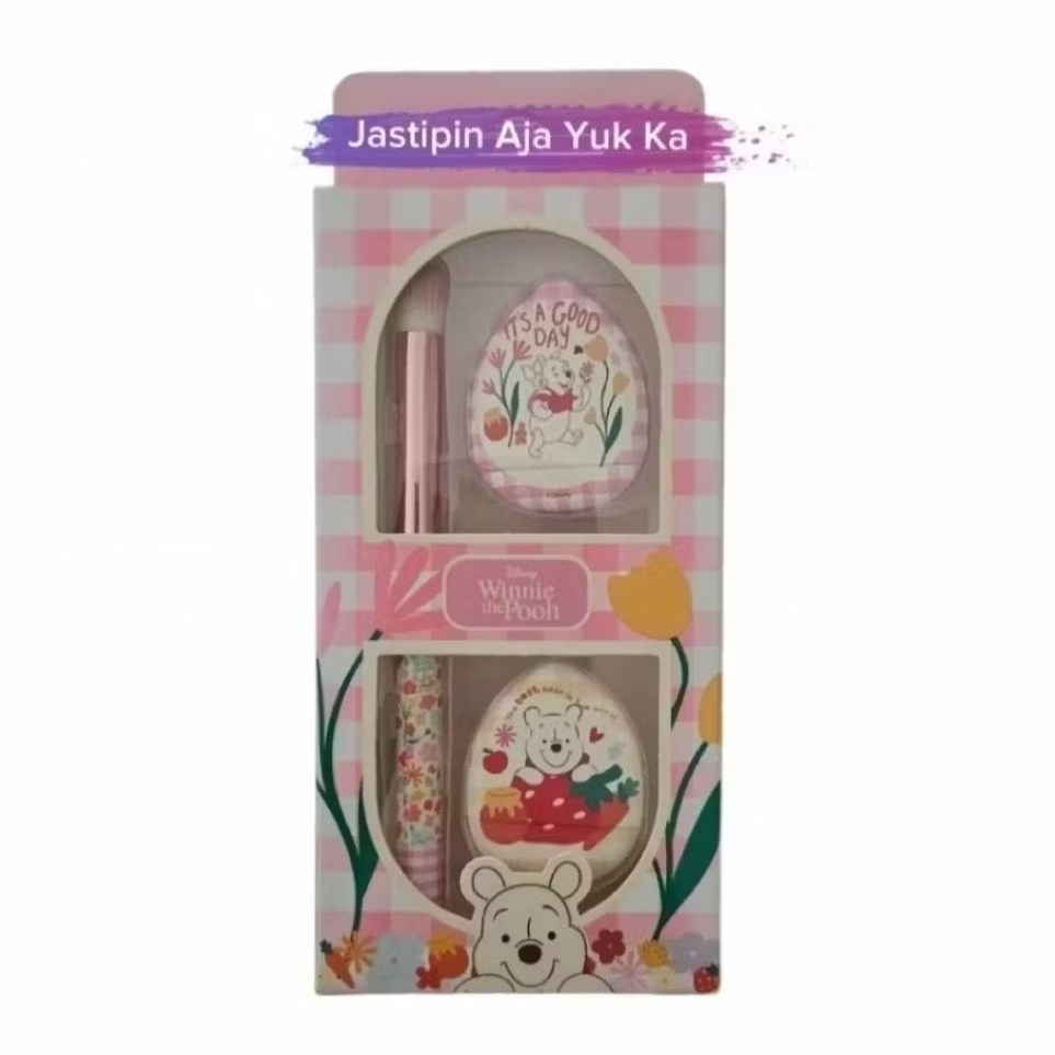[READY] OHSOME Makeup Puff - Winnie The Pooh Concealer Puff Set