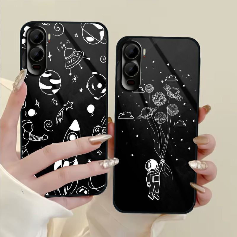 Itel City 200 เคสแก้วอะคริลิค [SK205] - เคส Softcase Glossy Mirror - เคส Itel City 200 HP - เคส Itel
