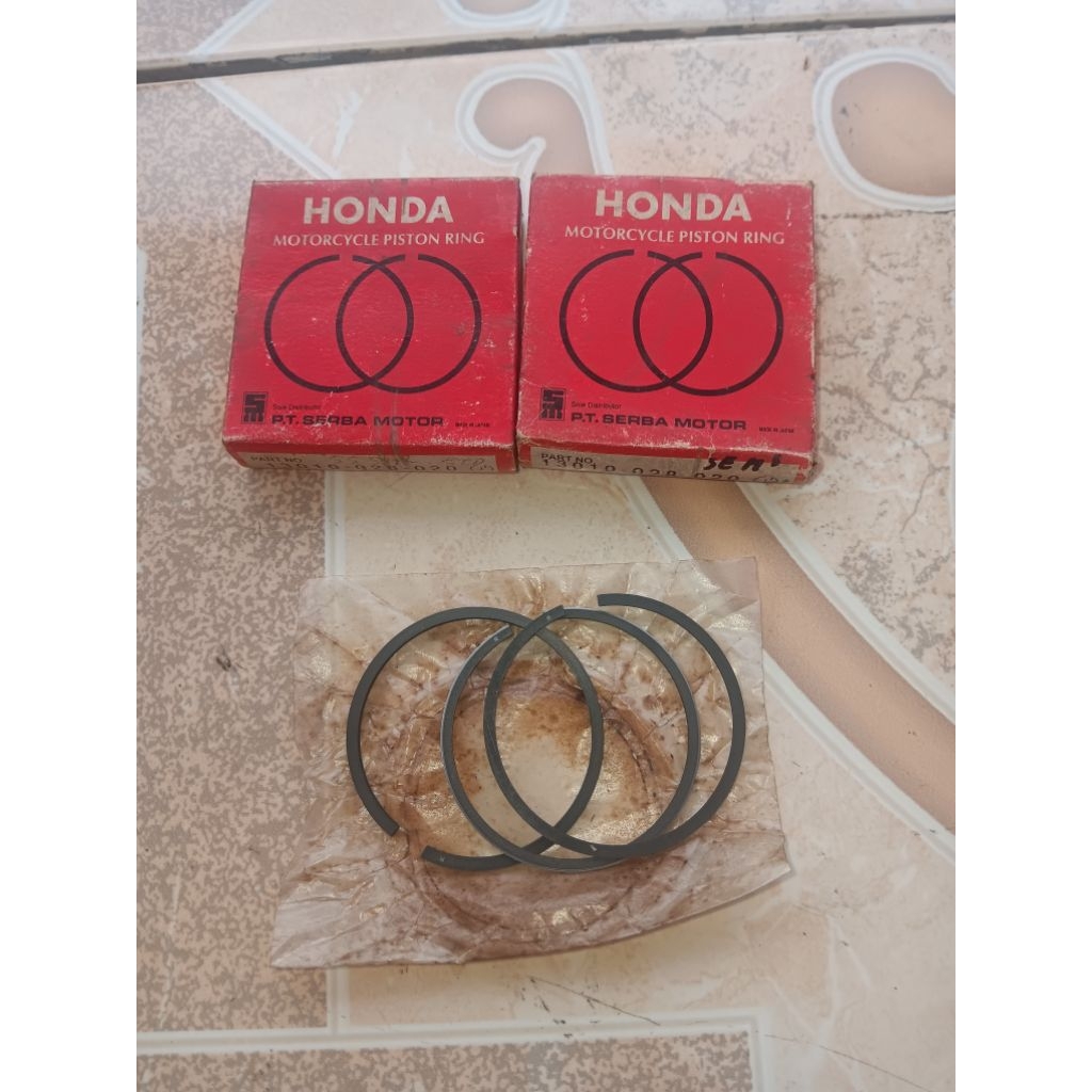 13010-028-020 แหวนแหวนลูกสูบ (STD) Honda S90, S90Z, CS90 Honda CT90 (Trail 90), ST90, SL90, CL90 Hon