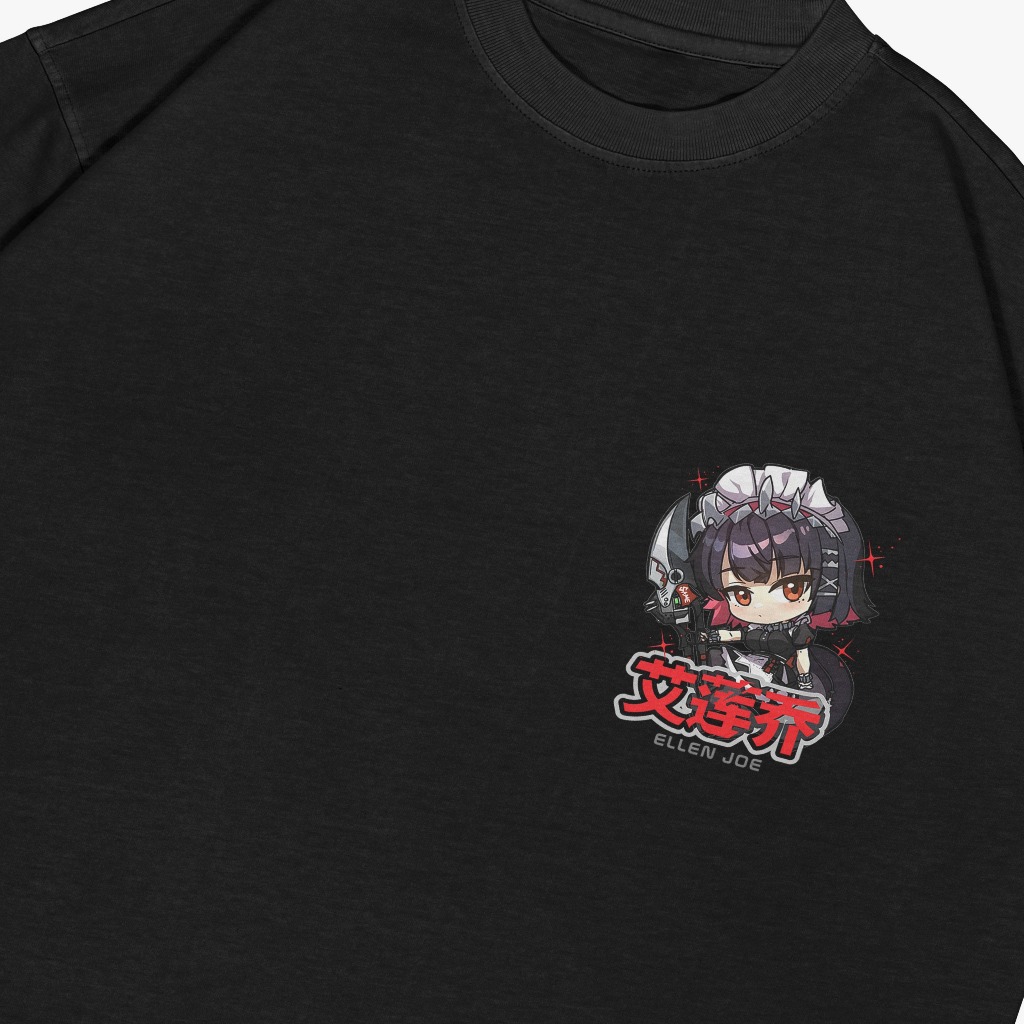 Heavyweight Ellen Joe Zenless Zone Zero Tshirt - Ellen Joe ZZZ Cotton 20s เสื้อยืด