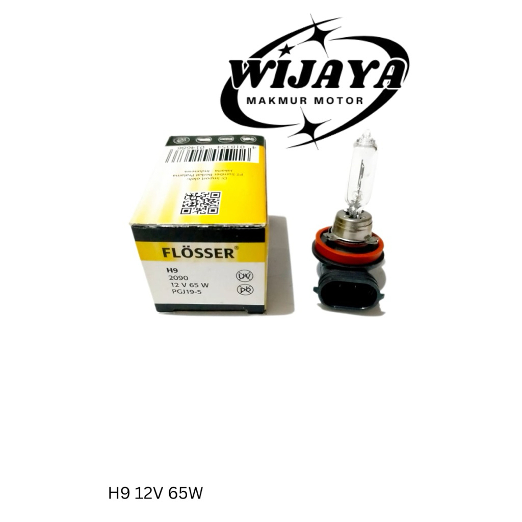 H9 12V 65WATT FLOSSER หลอดไฟเดิม